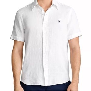 Polo Ralph Lauren Men’s Short Sleeve Linen Shirt